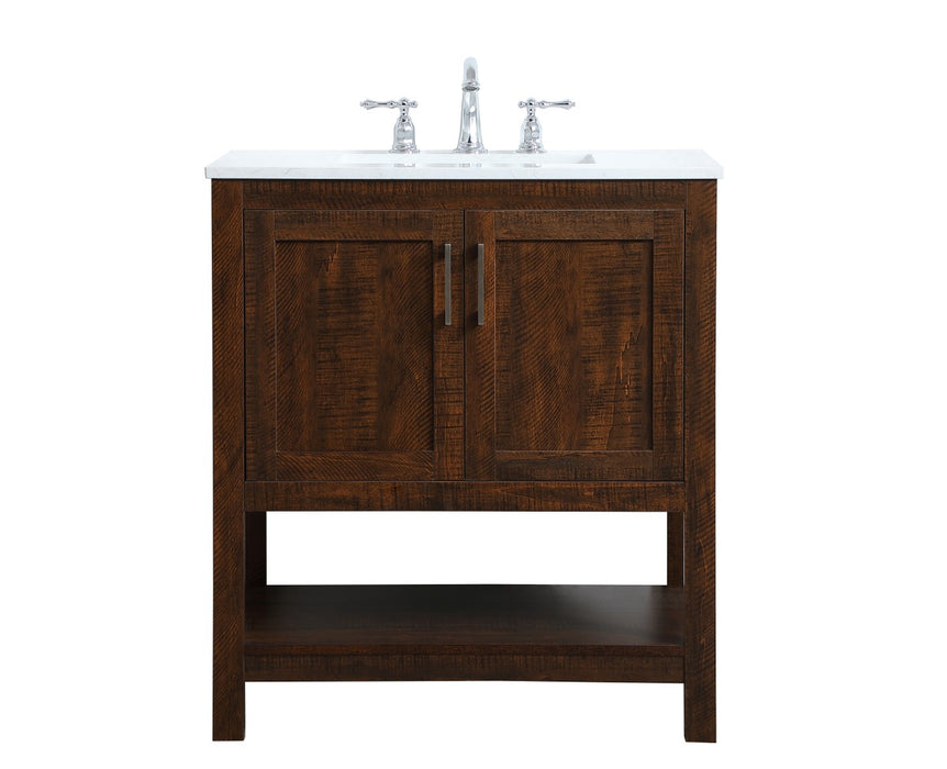 Elegant Lighting VF16030EX Single Bathroom Vanity, Expresso