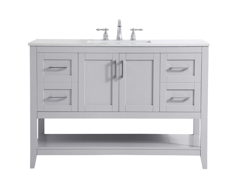 Elegant Lighting VF16048GR Single Bathroom Vanity, Grey