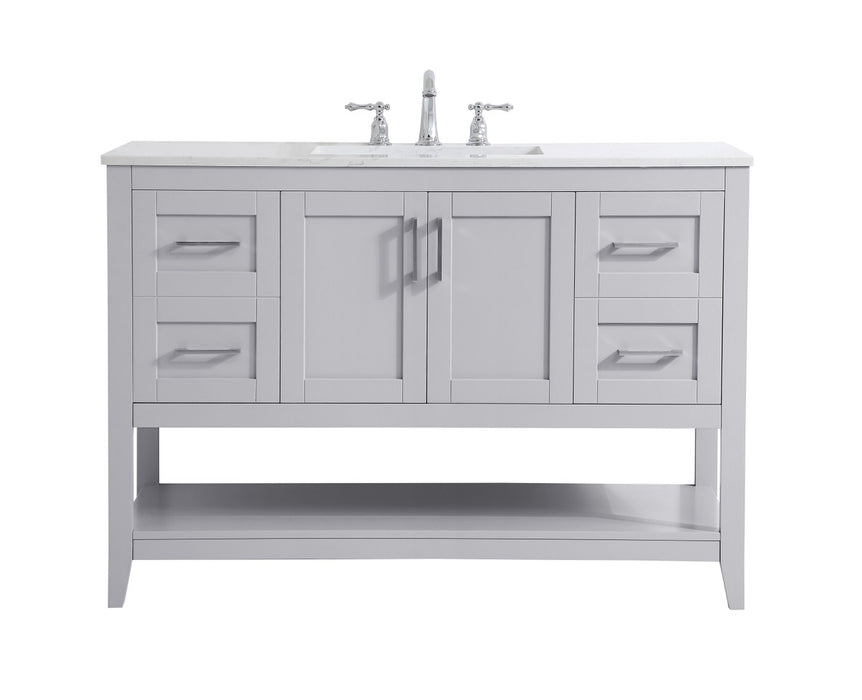 Elegant Lighting VF16048GR Single Bathroom Vanity, Grey