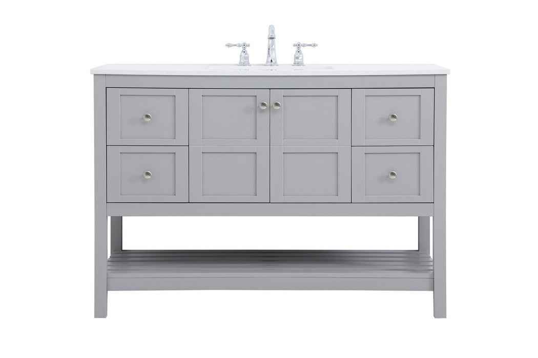 Elegant Lighting VF16448GR Single Bathroom Vanity, Gray