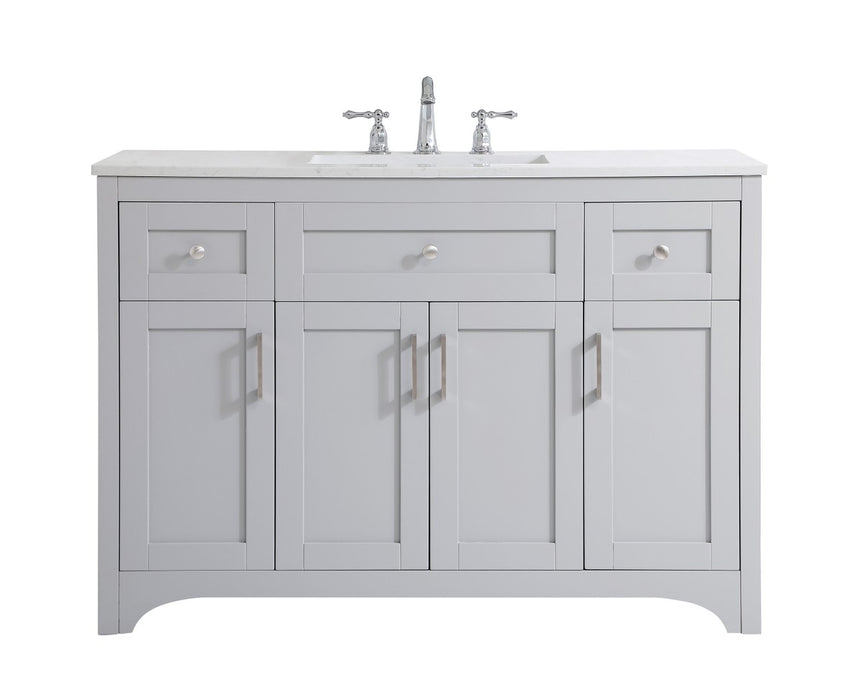 Elegant Lighting VF17048GR Single Bathroom Vanity, Grey