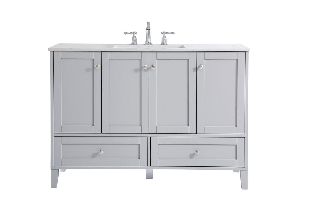 Elegant Lighting VF18048GR Single Bathroom Vanity, Grey