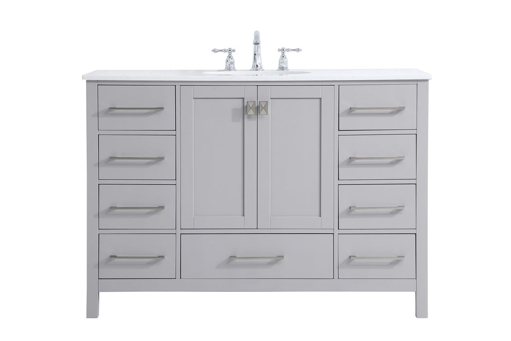 Elegant Lighting VF18848GR Single Bathroom Vanity, Gray