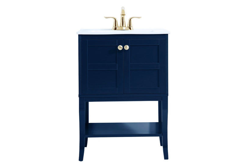 Elegant Lighting VF2100BL Bathroom Vanity, Blue