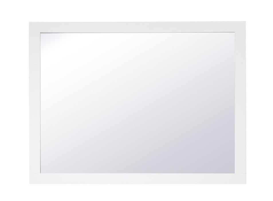 Elegant Lighting VM24836WH Mirror, White