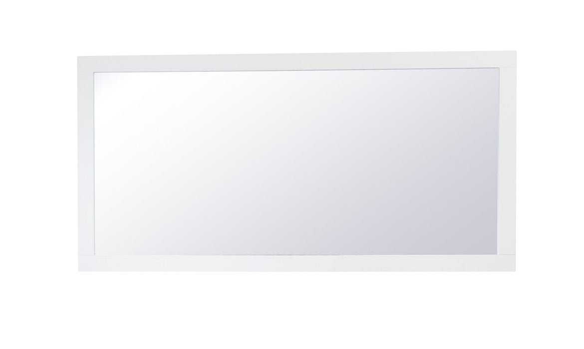 Elegant Lighting VM27236WH Mirror, White