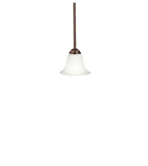 Kichler 2771TZ One Light Mini Pendant, Tannery Bronze