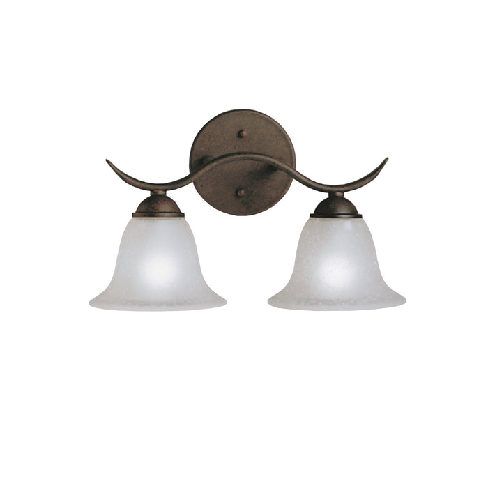 Kichler 6322TZ Two Light Bath, Tannery Bronze
