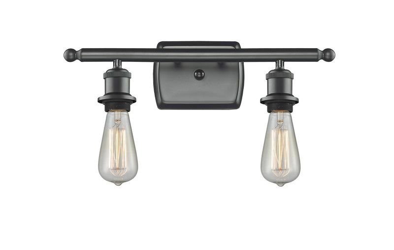 Innovations 516-2W-BK-M14-BK-LED LED Bath Vanity, Matte Black