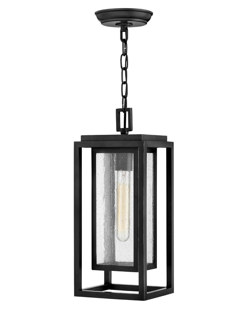 Hinkley 1002BK LED Outdoor Hanging Lantern, Black