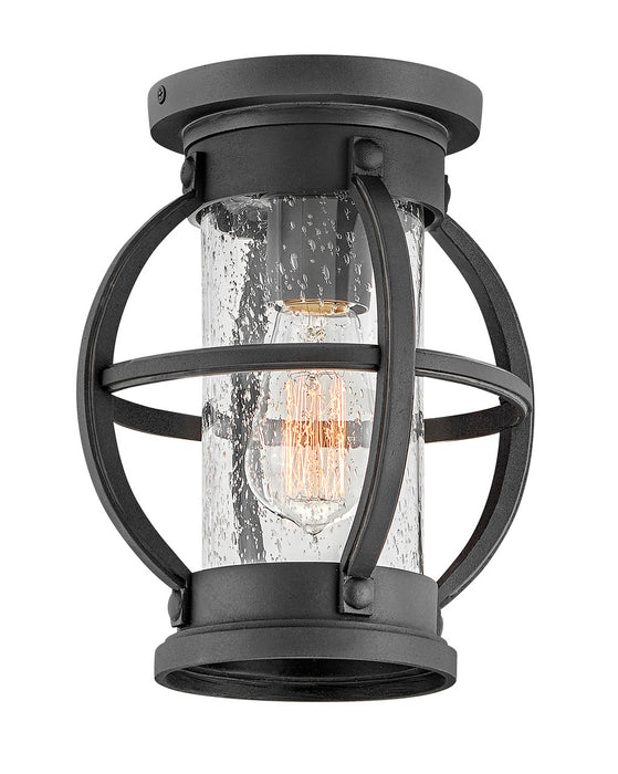 Hinkley 21003MB LED Outdoor Ceiling Mount, Museum Black
