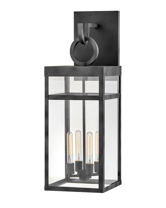 Hinkley 2809DZ LED Outdoor Wall Mount, Aged Zinc