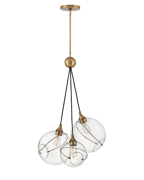 Hinkley 30304HBR LED Pendant, Heritage Brass