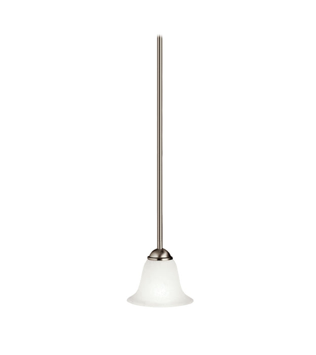 Kichler 2771NI One Light Mini Pendant, Brushed Nickel