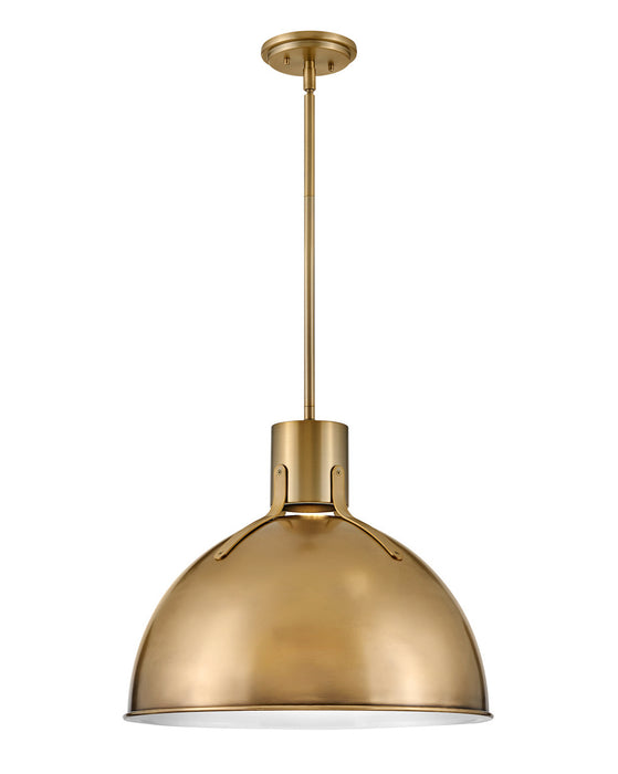 Hinkley 3483HB LED Pendant, Heritage Brass