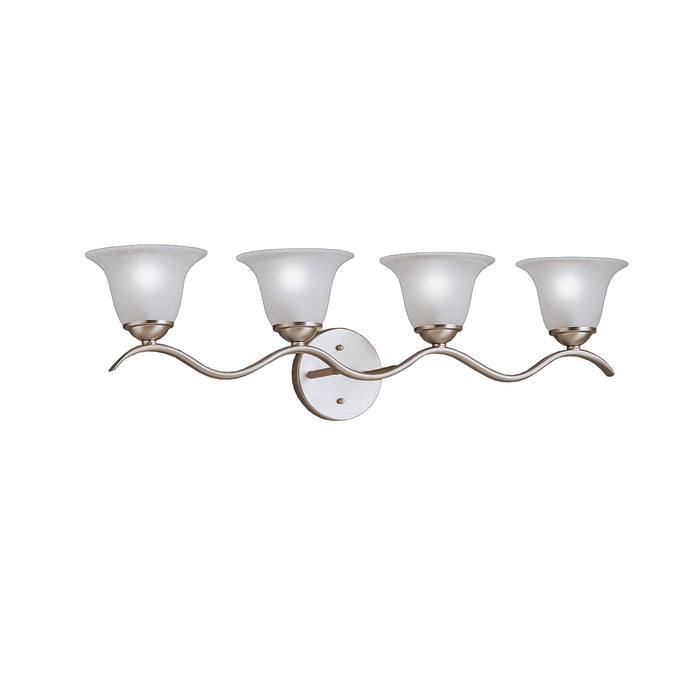 Kichler 6324NI Four Light Bath, Brushed Nickel