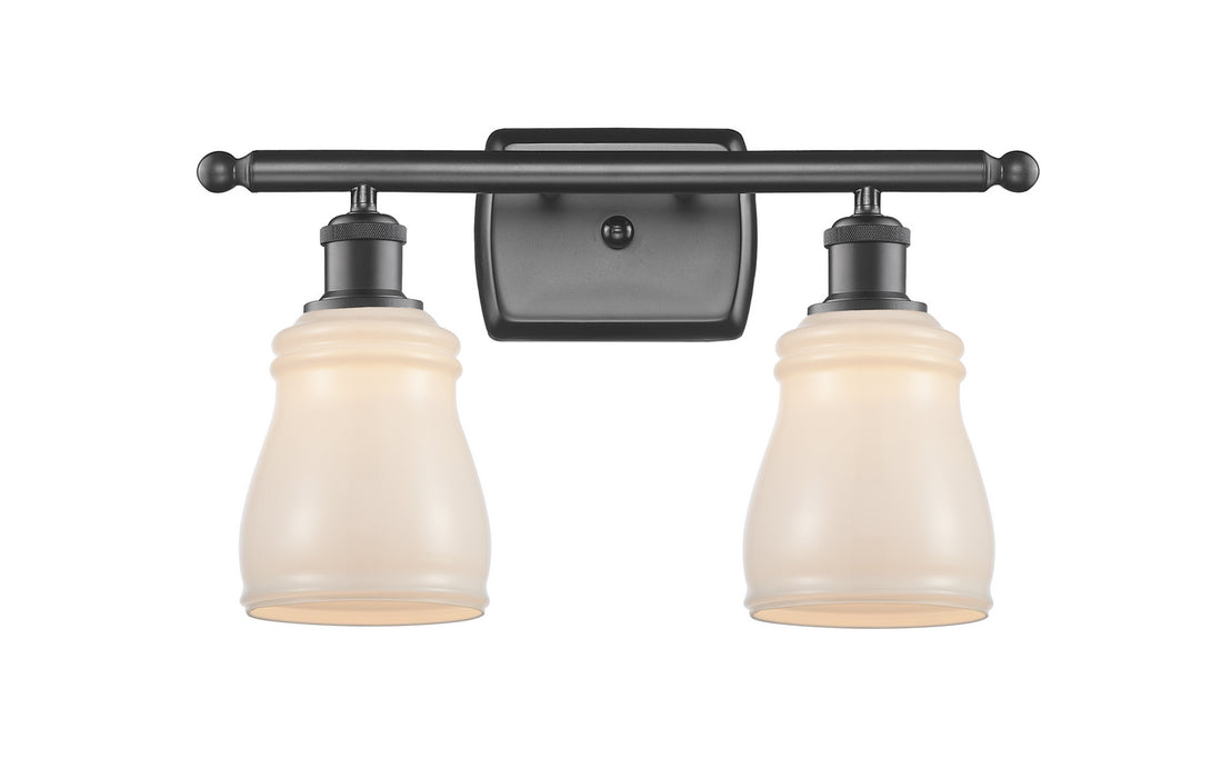 Innovations 516-2W-OB-G391 Two Light Bath Vanity, Oil Rubbed Bronze