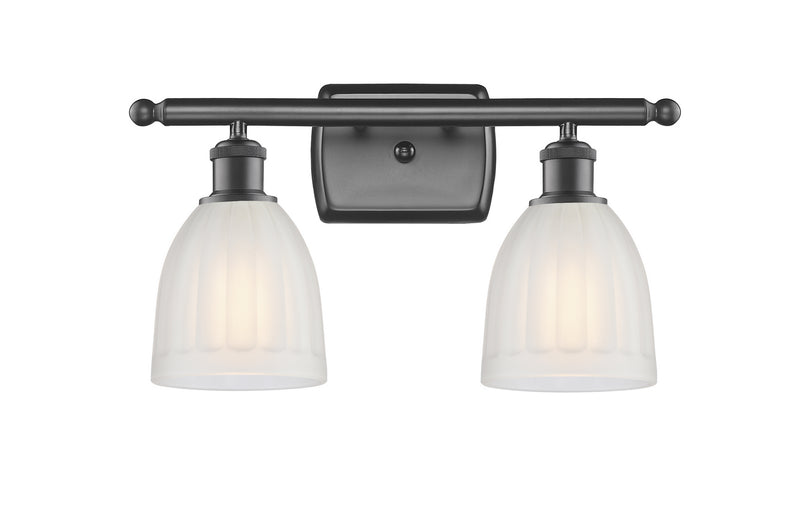 Innovations 516-2W-OB-G441 Two Light Bath Vanity, Oil Rubbed Bronze