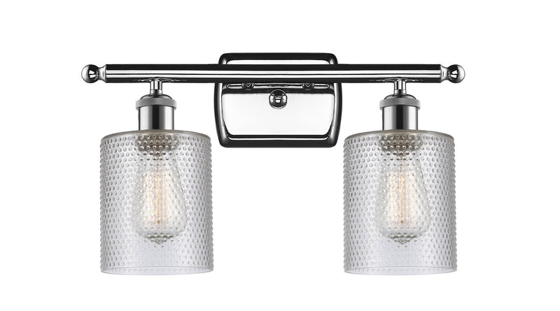 Innovations 516-2W-PC-G112-LED LED Bath Vanity, Polished Chrome
