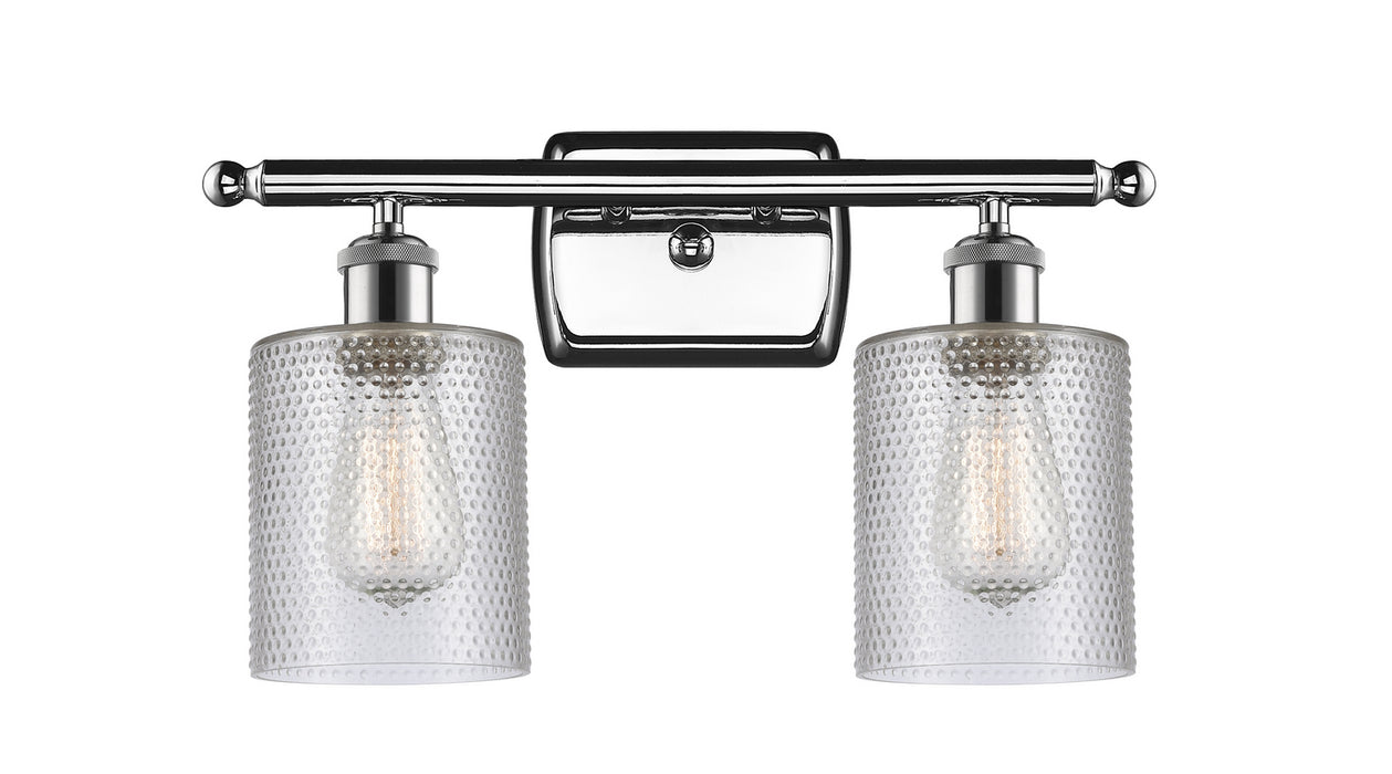 Innovations 516-2W-PC-G112-LED LED Bath Vanity, Polished Chrome
