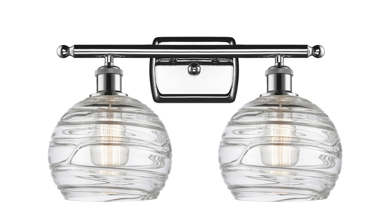 Innovations 516-2W-PC-G1213-8 Two Light Bath Vanity, Polished Chrome