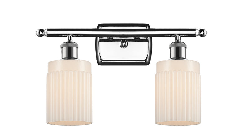 Innovations 516-2W-PC-G341 Two Light Bath Vanity, Polished Chrome