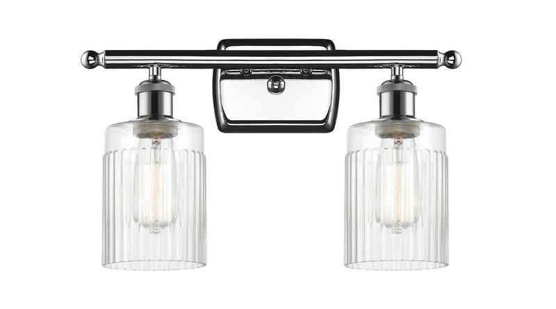 Innovations 516-2W-PC-G342 Two Light Bath Vanity, Polished Chrome