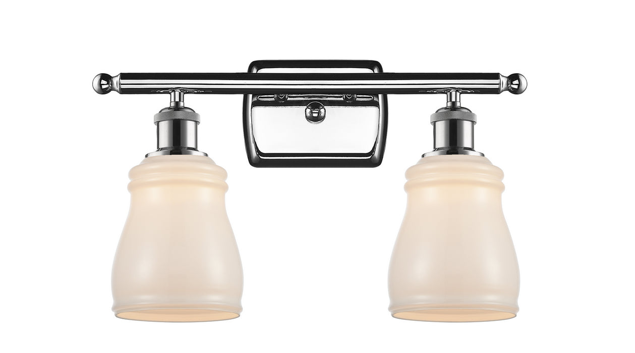 Innovations 516-2W-PC-G391 Two Light Bath Vanity, Polished Chrome
