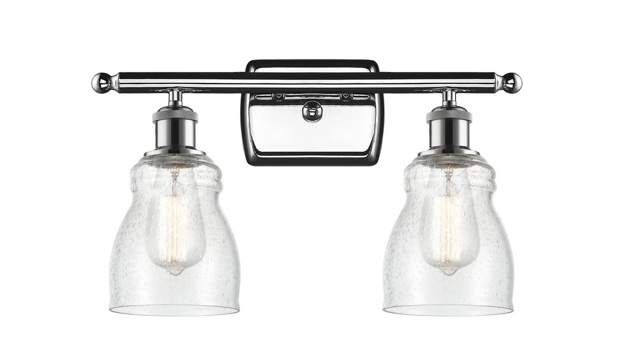 Innovations 516-2W-PC-G394 Two Light Bath Vanity, Polished Chrome