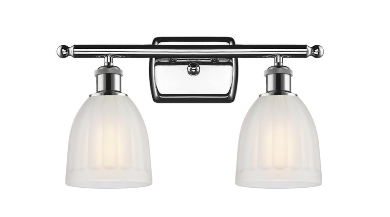 Innovations 516-2W-PC-G441 Two Light Bath Vanity, Polished Chrome