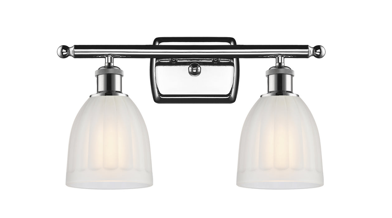 Innovations 516-2W-PC-G441 Two Light Bath Vanity, Polished Chrome