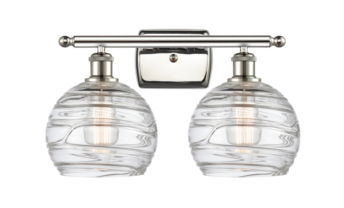 Innovations 516-2W-PN-G1213-8 Two Light Bath Vanity, Polished Nickel