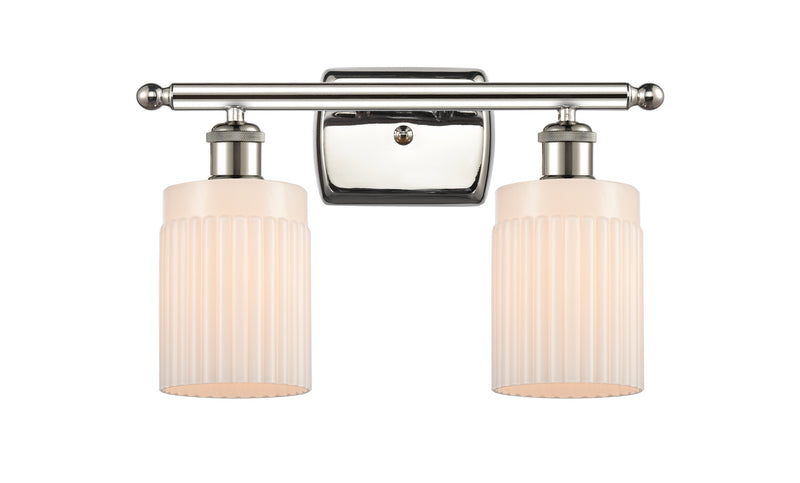 Innovations 516-2W-PN-G341 Two Light Bath Vanity, Polished Nickel