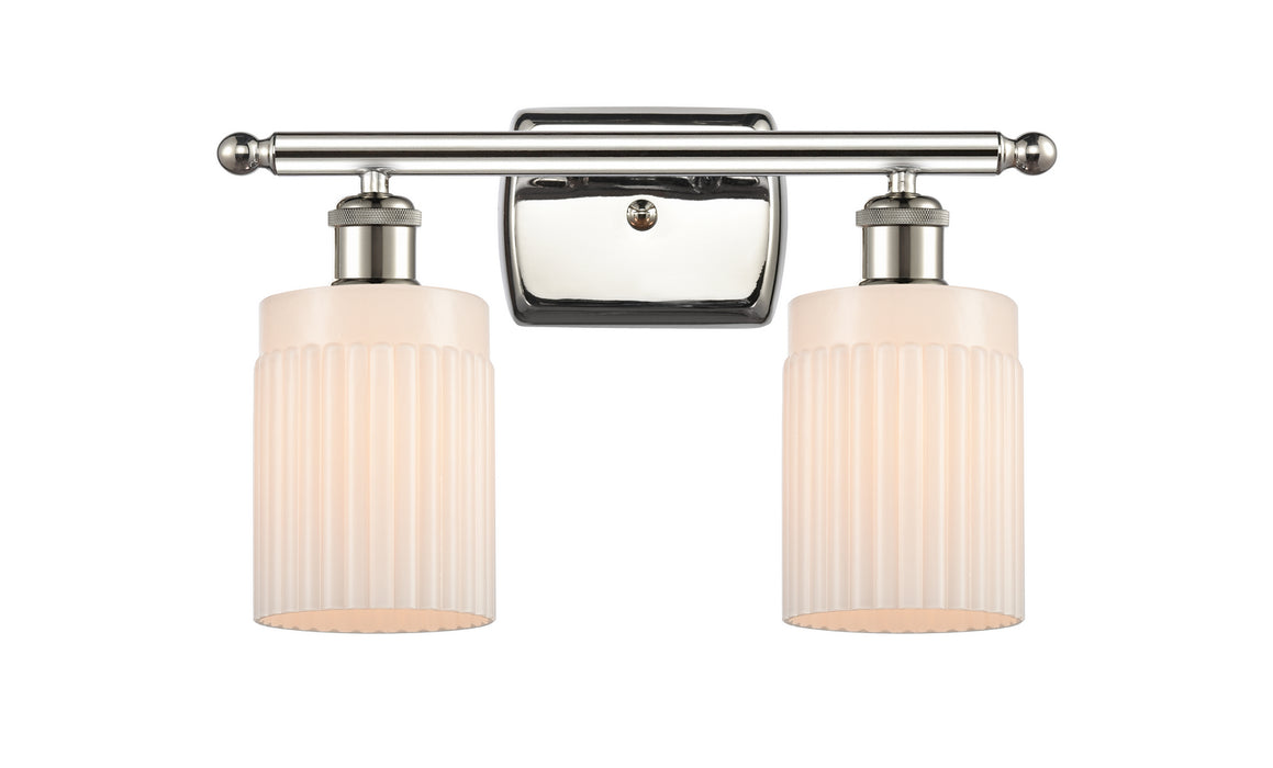 Innovations 516-2W-PN-G341 Two Light Bath Vanity, Polished Nickel