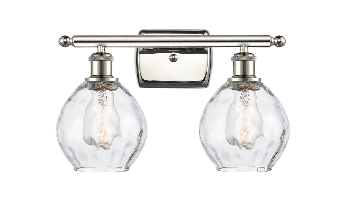 Innovations 516-2W-PN-G362 Two Light Bath Vanity, Polished Nickel