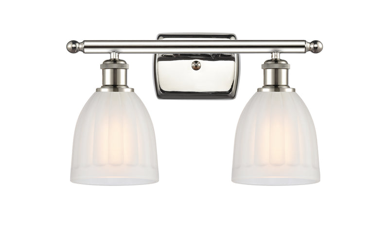 Innovations 516-2W-PN-G441 Two Light Bath Vanity, Polished Nickel