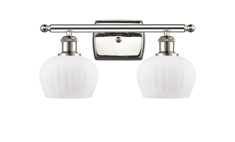 Innovations 516-2W-PN-G91 Two Light Bath Vanity, Polished Nickel
