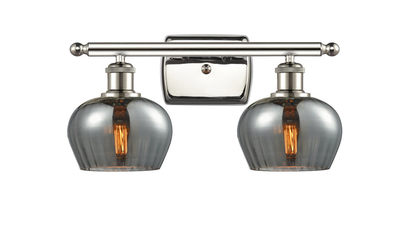 Innovations 516-2W-PN-G93 Two Light Bath Vanity, Polished Nickel