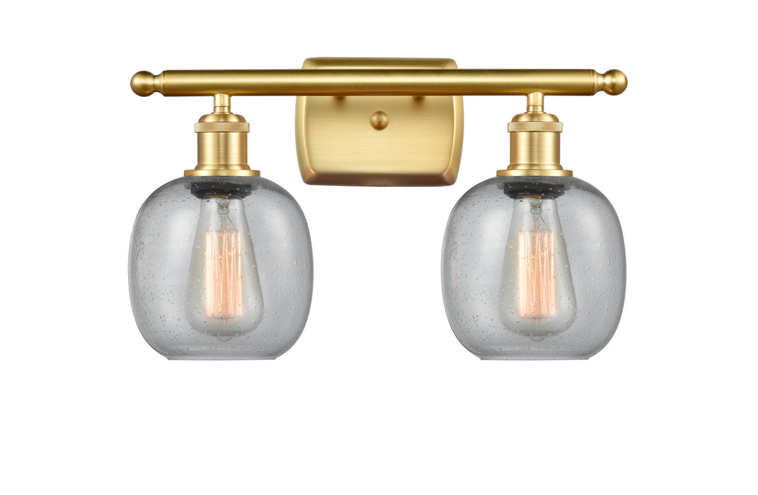 Innovations 516-2W-SG-G104 Two Light Bath Vanity, Satin Gold