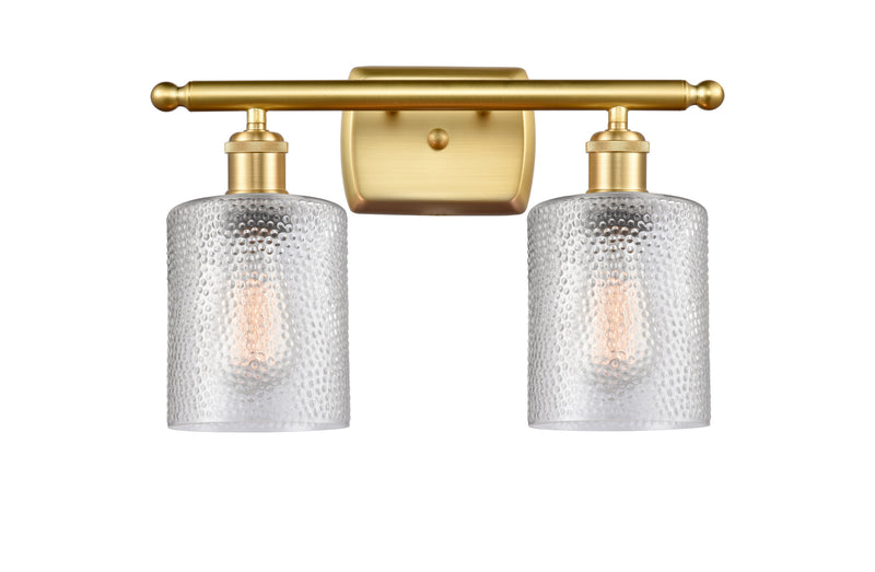 Innovations 516-2W-SG-G112 Two Light Bath Vanity, Satin Gold