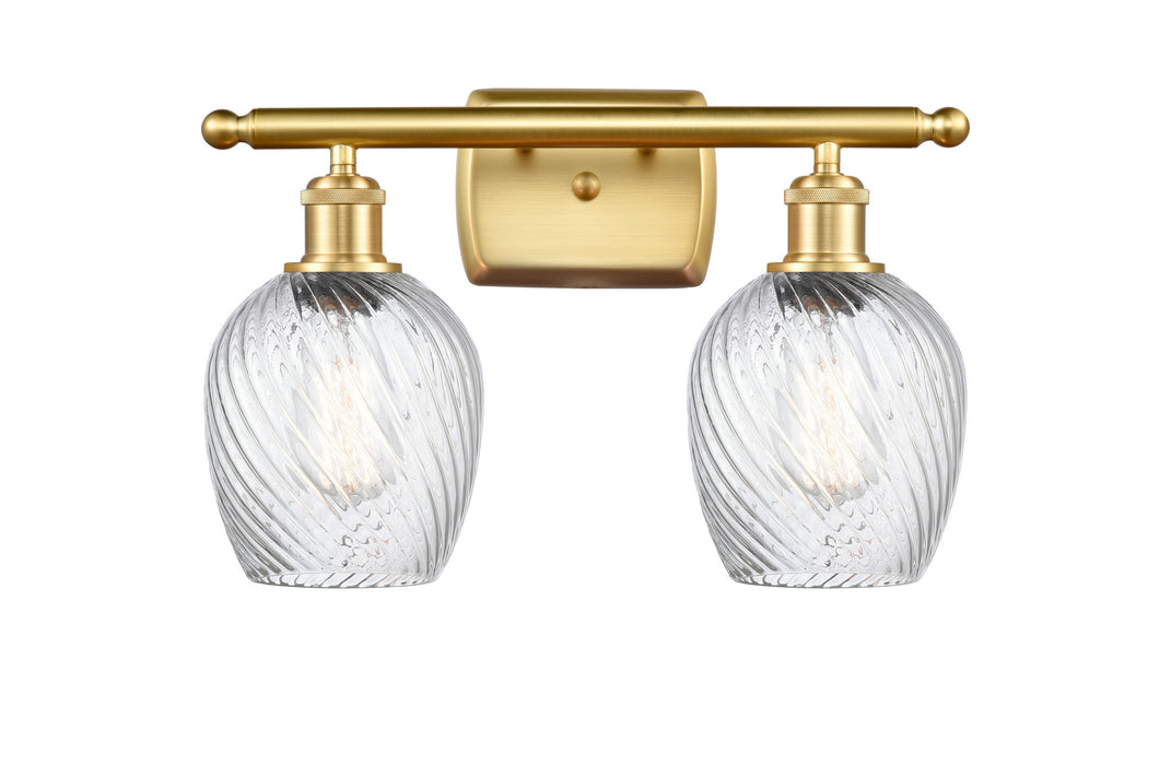 Innovations 516-2W-SG-G292 Two Light Bath Vanity, Satin Gold
