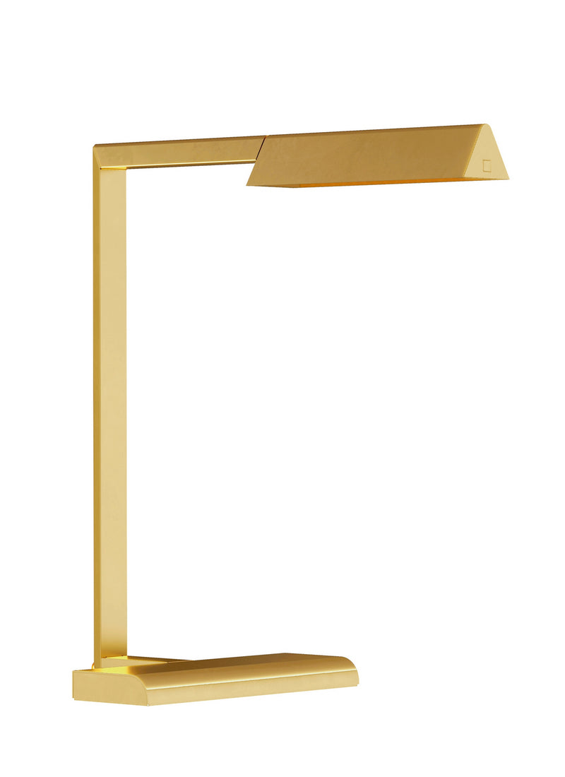 Visual Comfort Modern 700PRTDES16NB-LED927 LED Table Lamp, Natural Brass