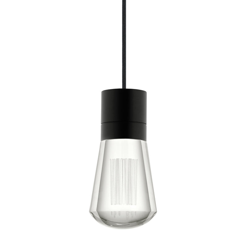 Visual Comfort Modern 700TDALVPMCBB-LED930 LED Pendant, Black