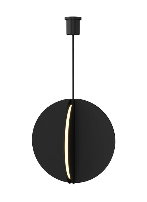 Visual Comfort Modern 700TDBAU28B-LED930 LED Pendant, Nightshade Black
