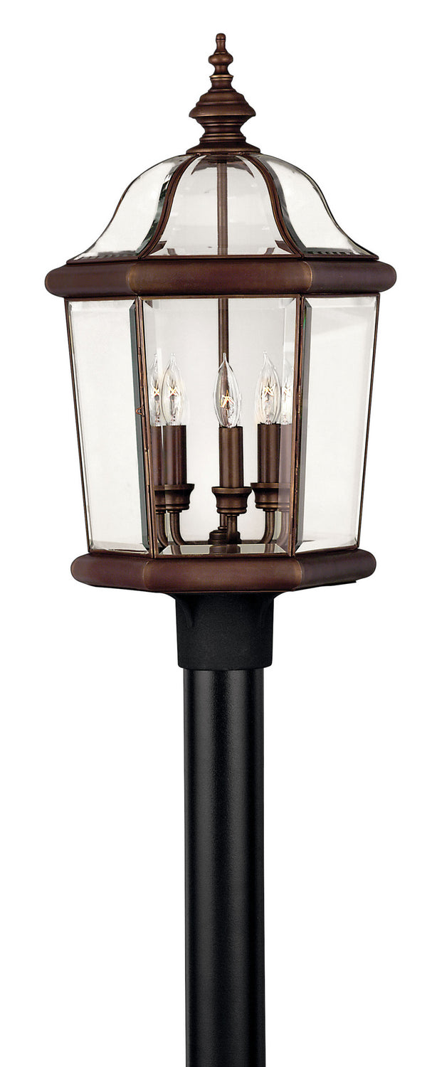Hinkley 2451CB LED Post Top/ Pier Mount, Copper Bronze