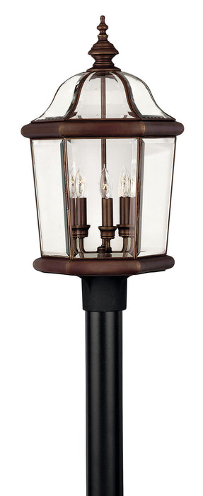 Hinkley 2451CB LED Post Top/ Pier Mount, Copper Bronze
