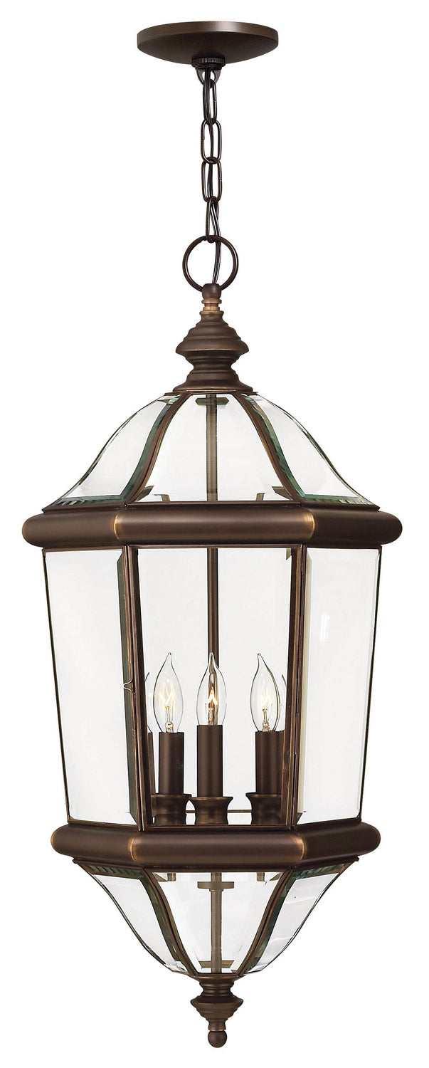 Hinkley 2452CB LED Hanging Lantern, Copper Bronze