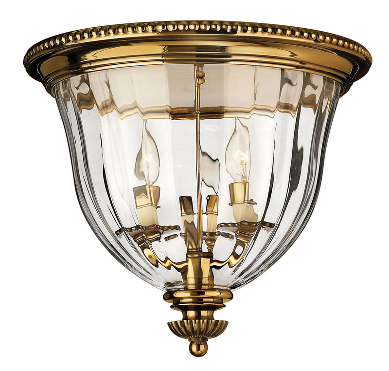 Hinkley 3612BB LED Flush Mount, Burnished Brass