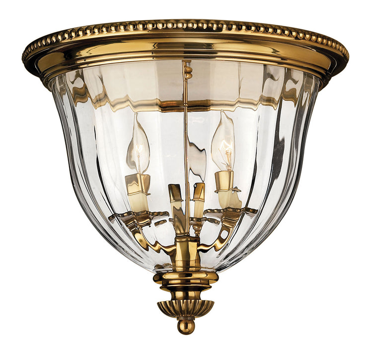 Hinkley 3612BB LED Flush Mount, Burnished Brass