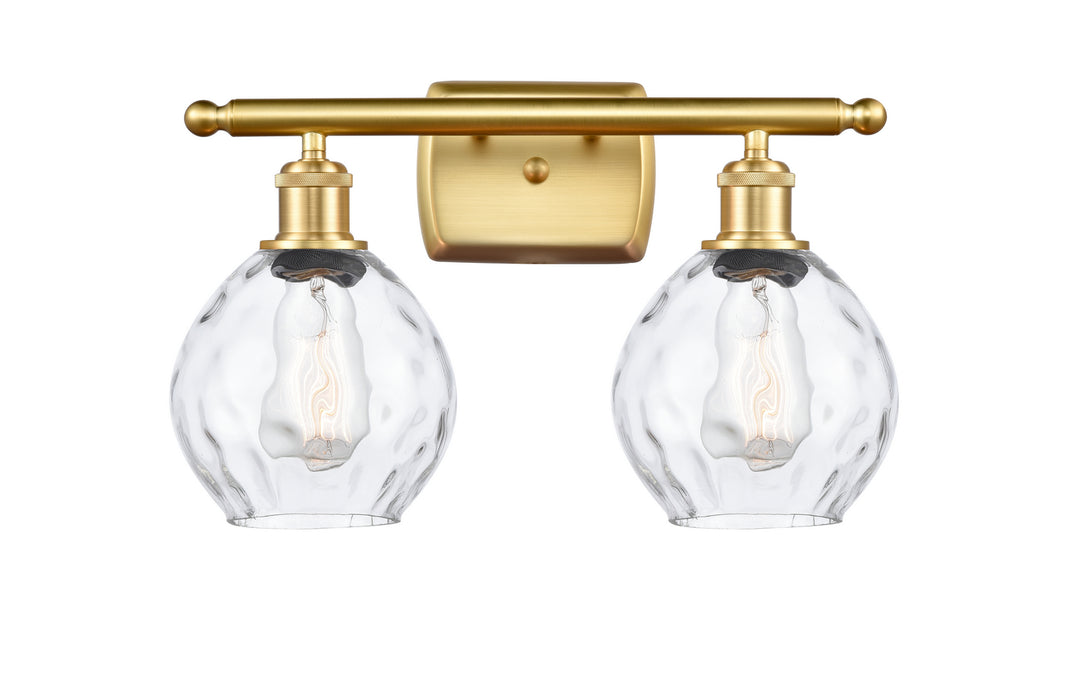 Innovations 516-2W-SG-G362 Two Light Bath Vanity, Satin Gold